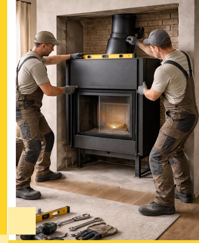 Установка каминных топок в Лобне под ключ от 18587 р. | ЭриданЛбн