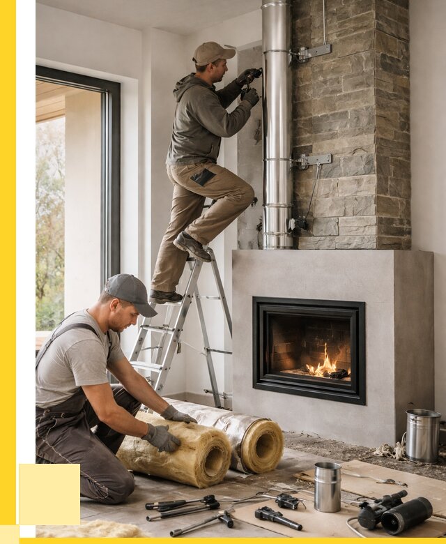 Монтаж дымоходов для каминов в Лобне от 15489 р. ЭриданЛбн