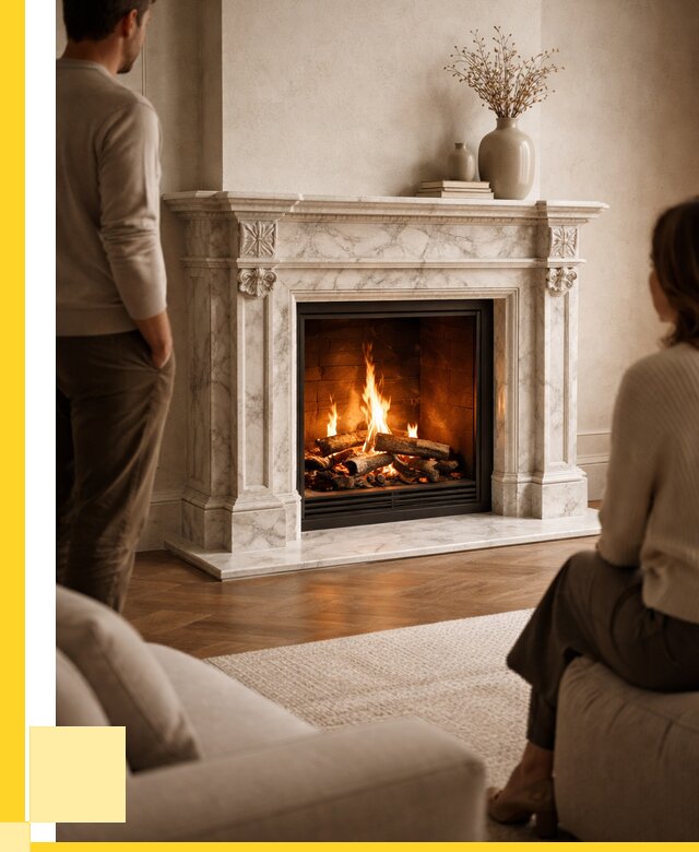 Мраморные камины под ключ в Лобне от 258150 р. | ЭриданЛбн