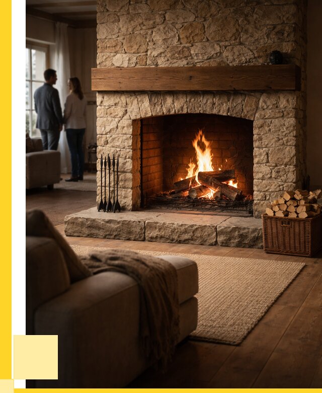 Открытые камины под ключ в Лобне от 154890 р. ЭриданЛбн