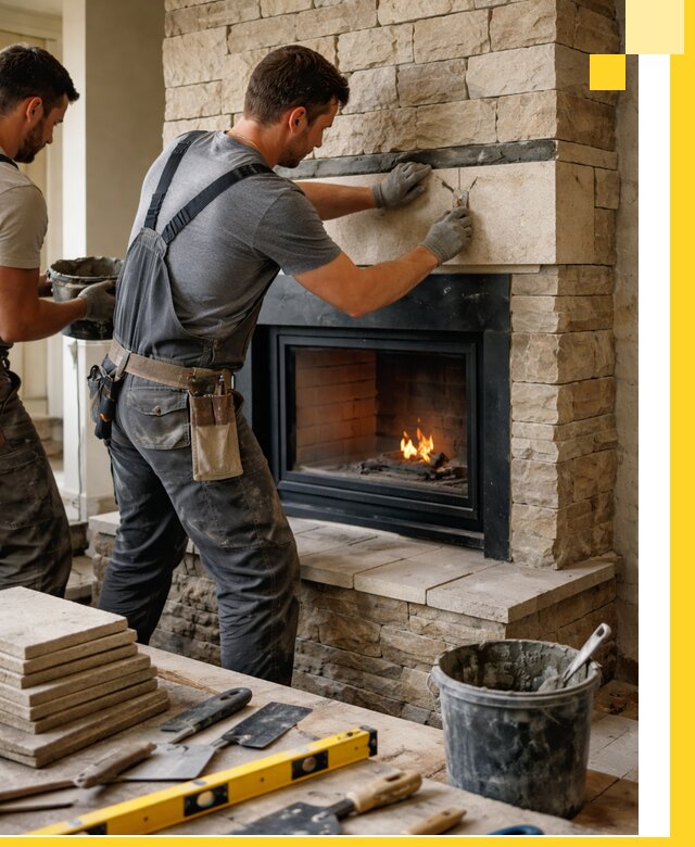 Проектирование и установка открытых каминов в Лобне