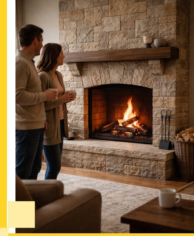 Каменные камины на заказ в Лобне от 185868 р. | ЭриданЛбн