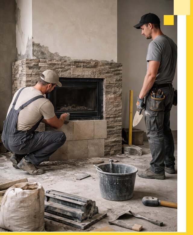 Камины под ключ в Лобне: проект, изготовление и монтаж