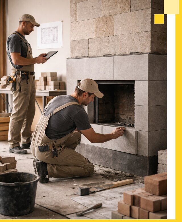 Индивидуальные проекты каминов и каминных систем в Лобне