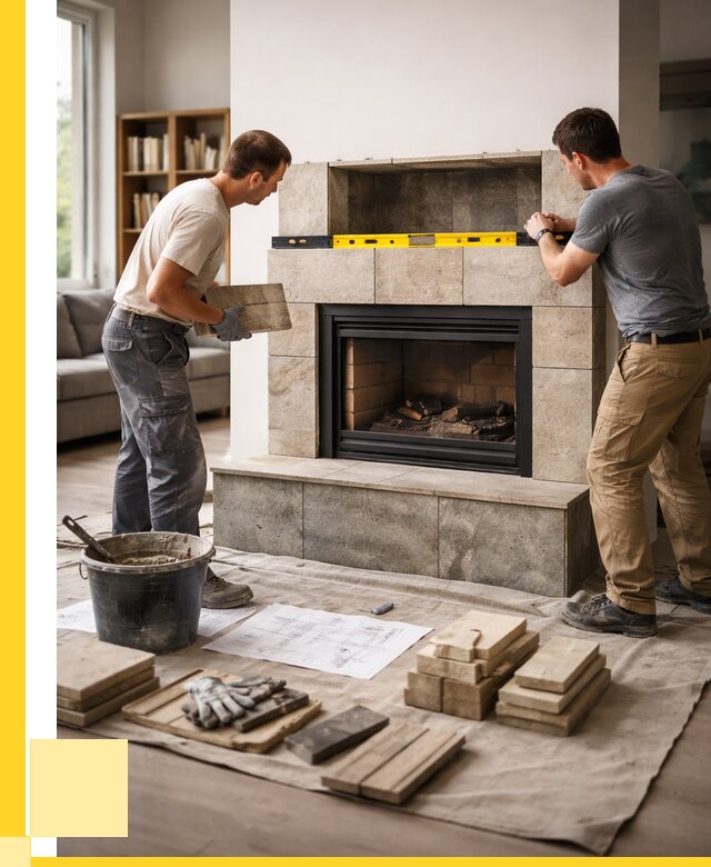 Монтаж каминов и установка в Лобне от 46467 р. | ЭриданЛбн