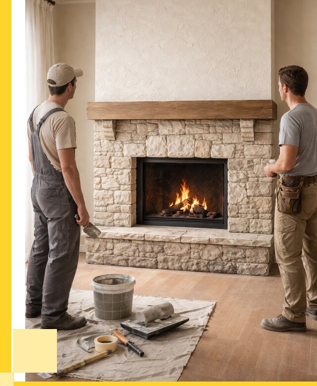 Отделка каминов в Лобне от 6712 р. под ключ | ЭриданЛбн