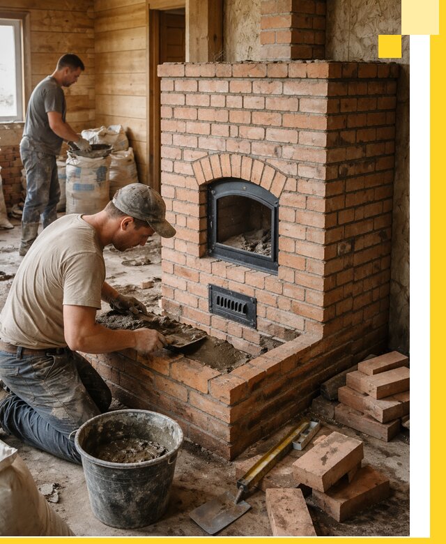 Профессиональное строительство печей в Лобне под ключ