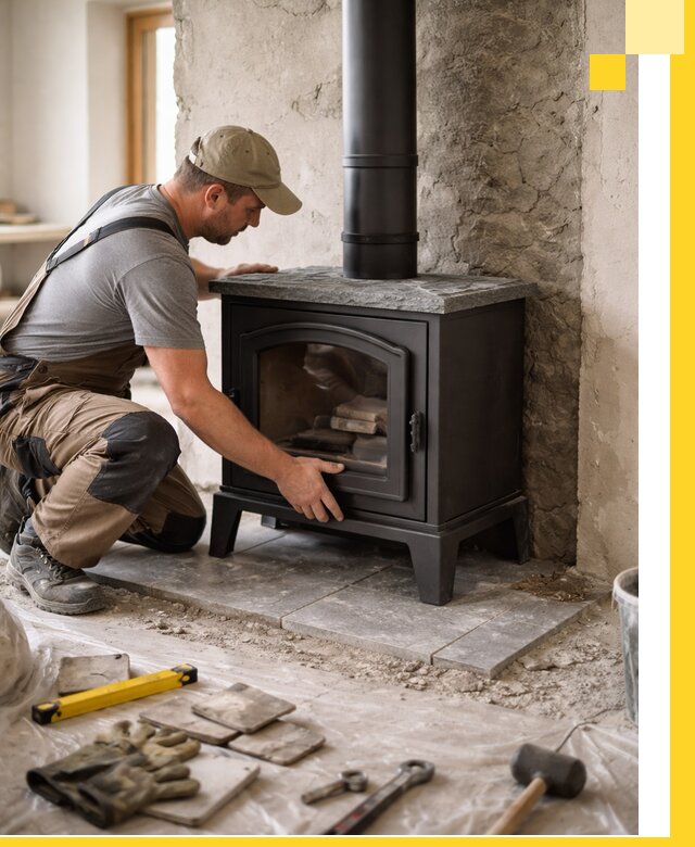 Профессиональный монтаж печей и каминов в Лобне под ключ