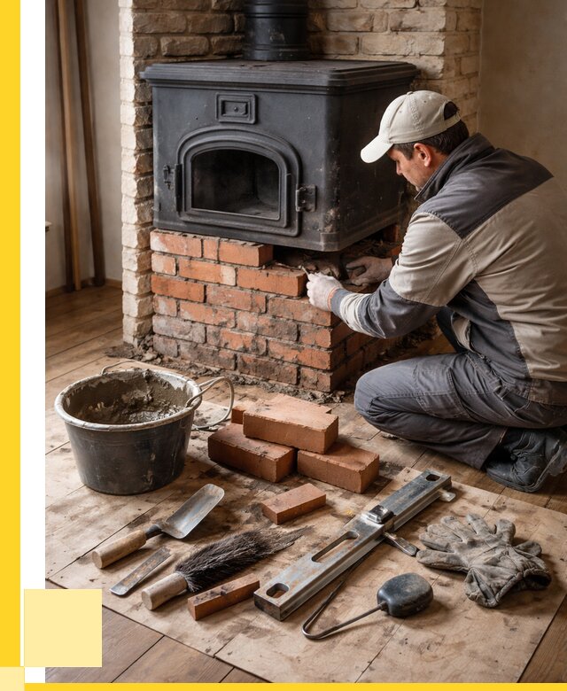 Ремонт печей в Лобне от 12391 р., услуги печника ЭриданЛбн