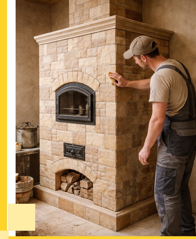 Облицовка печей в Лобне от 4647 р. под ключ | ЭриданЛбн