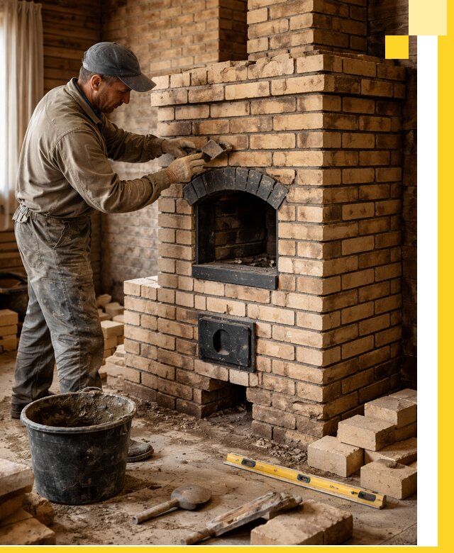 Кирпичные печи под ключ в Лобне: проектирование и кладка