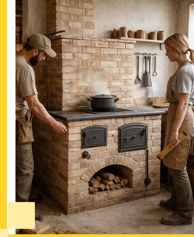 Варочно отопительные печи в Лобне от 92934 р. | ЭриданЛбн