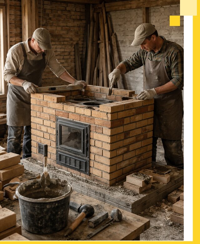 Изготовление и установка варочных печей под ключ в Лобне