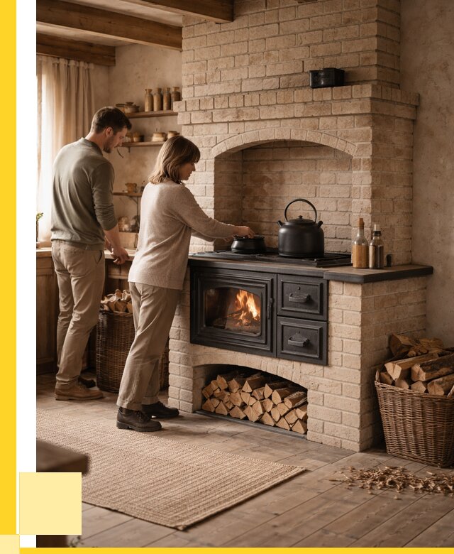 Печи с плитой в Лобне от 46467 р. | ЭриданЛбн — кирпичная печь