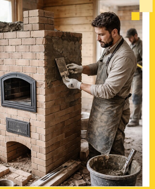 Изготовление и установка печей-шведок под ключ в Лобне