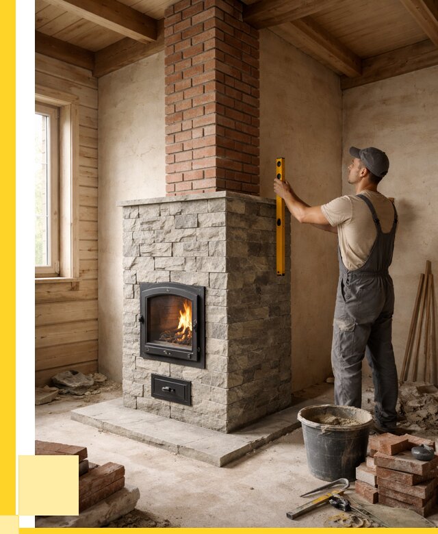 Печи и дымоходы под ключ в Лобне от 46467 р., ЭриданЛбн