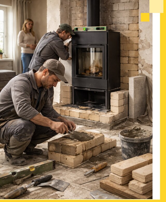 Печи и камины под ключ: проект, установка в Лобне