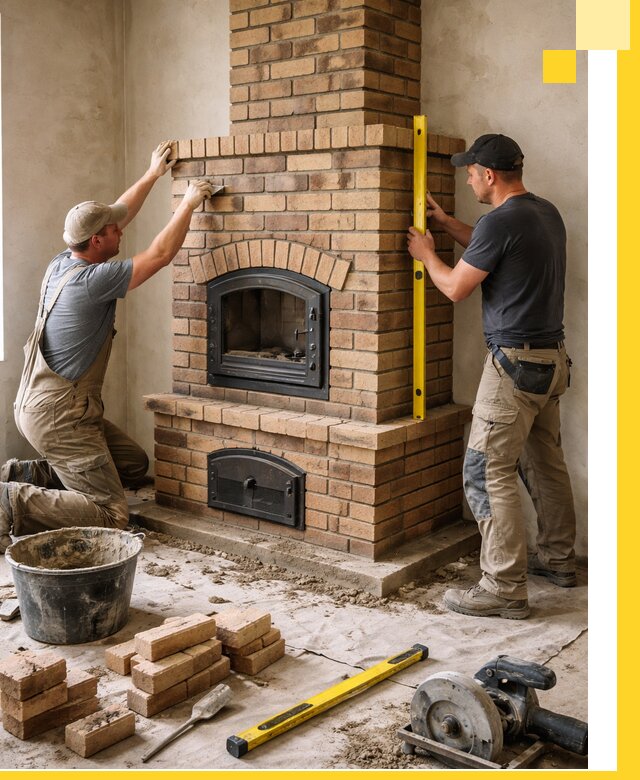 Продажа и установка печей и каминов для дома под ключ в Лобне