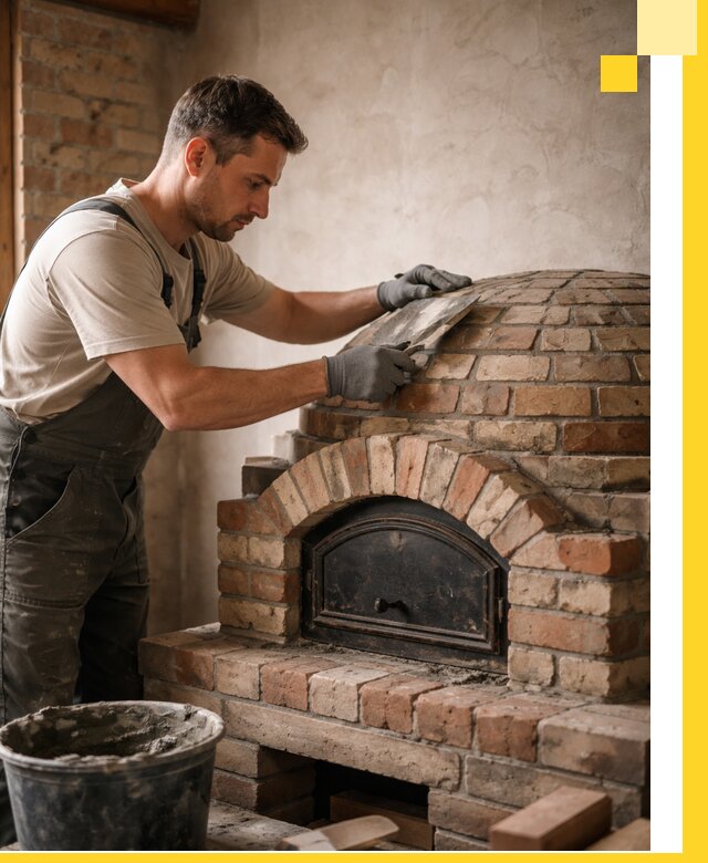 Изготовление и монтаж помпейских печей на заказ в Лобне