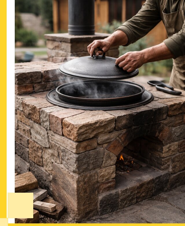 Печи для казана в Лобне по цене от 18587 р. | ЭриданЛбн