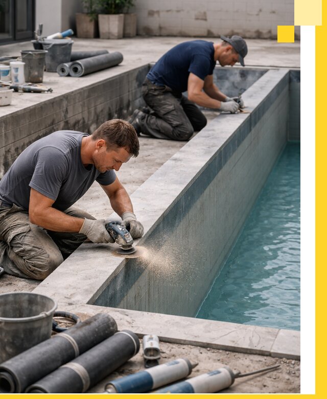 Профессиональный ремонт бассейнов под ключ в Лобне