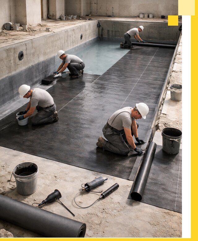 Профессиональная гидроизоляция бассейнов и чаш в Лобне под ключ