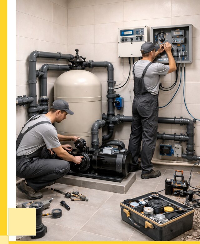 Монтаж оборудования для бассейнов в Лобне от 41304 р. | ЭриданЛбн