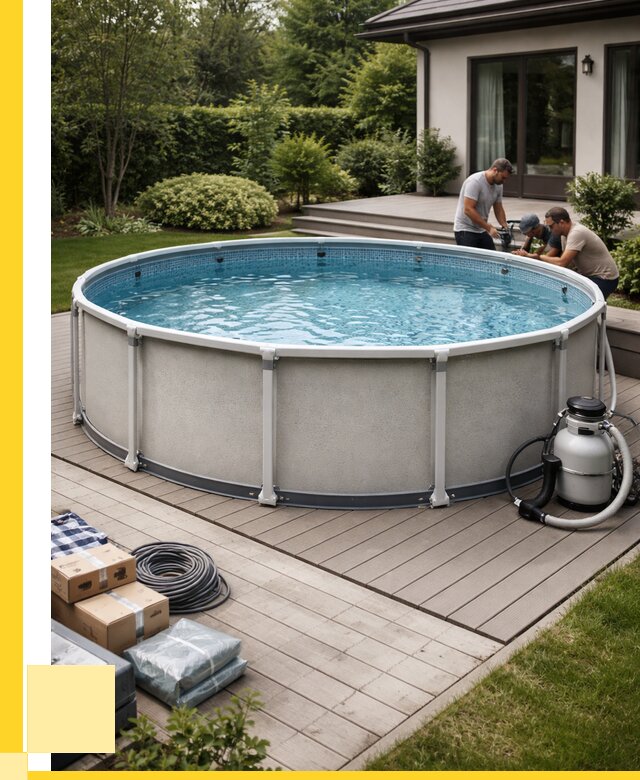 Купить каркасные бассейны в Лобне от 46467 р. | ЭриданЛбн