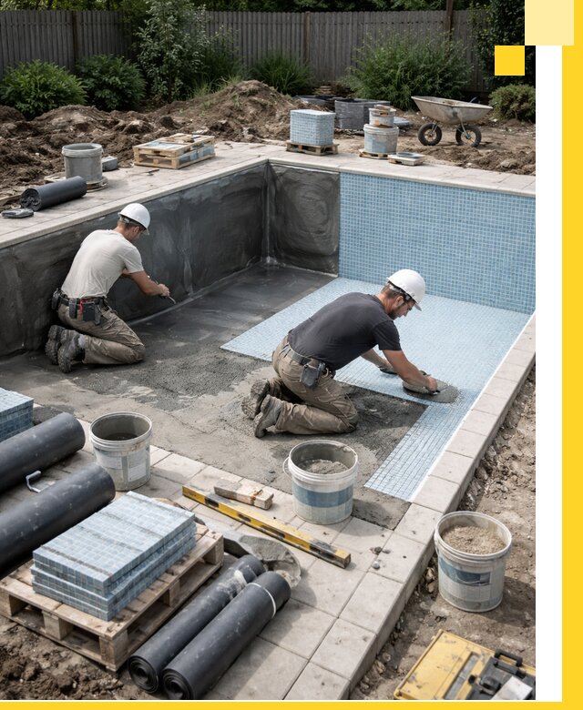 Проектирование и строительство стационарных бассейнов в Лобне