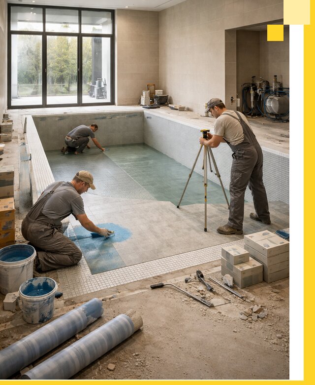 Проект и строительство закрытых бассейнов в Лобне под ключ