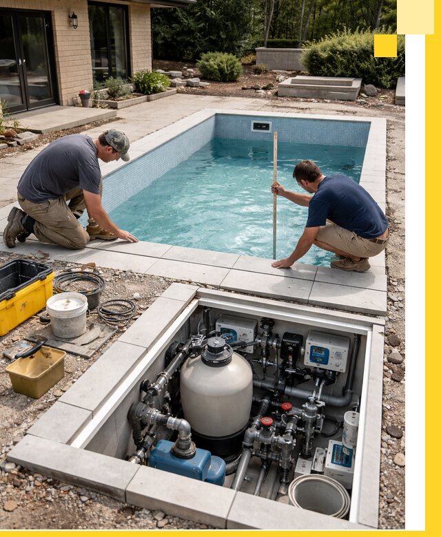 Строительство качественных домашних бассейнов под ключ в Лобне