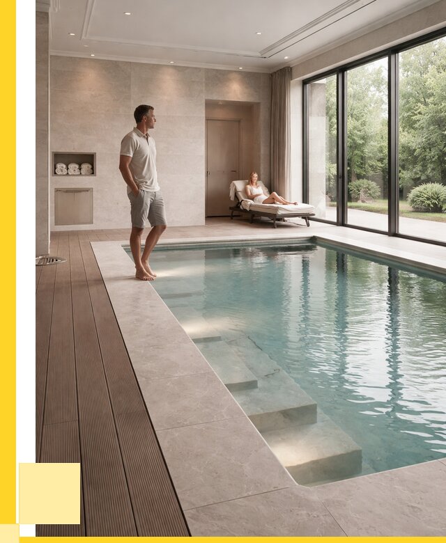 Бассейны в коттедже под ключ в Лобне от 1239120 р. | ЭриданЛбн