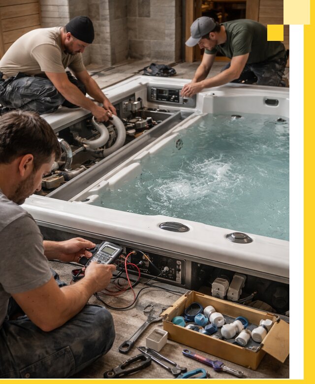 Гидромассажные бассейны под ключ в Лобне, дизайн и монтаж