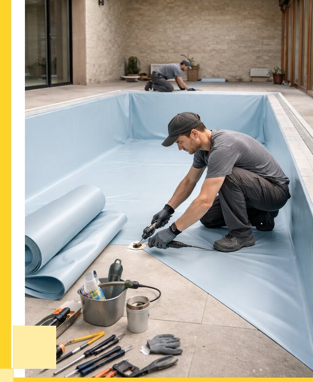 Пленка ПВХ для бассейнов в Лобне от 2582 р. | ЭриданЛбн