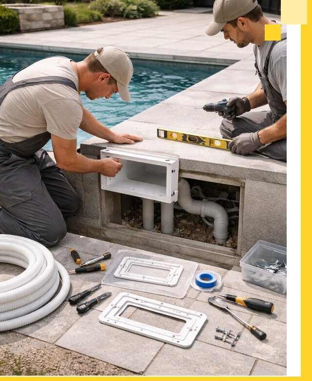 Поставка и установка скиммеров для бассейнов в Лобне