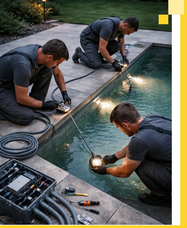 Профессиональное освещение бассейнов в Лобне: дизайн и монтаж