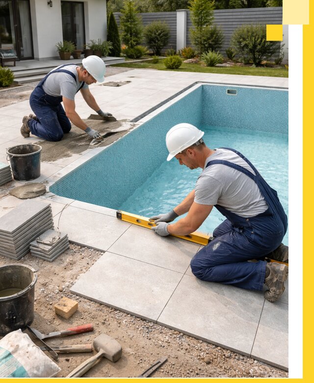 Строительство и монтаж плавательных бассейнов под ключ в Лобне