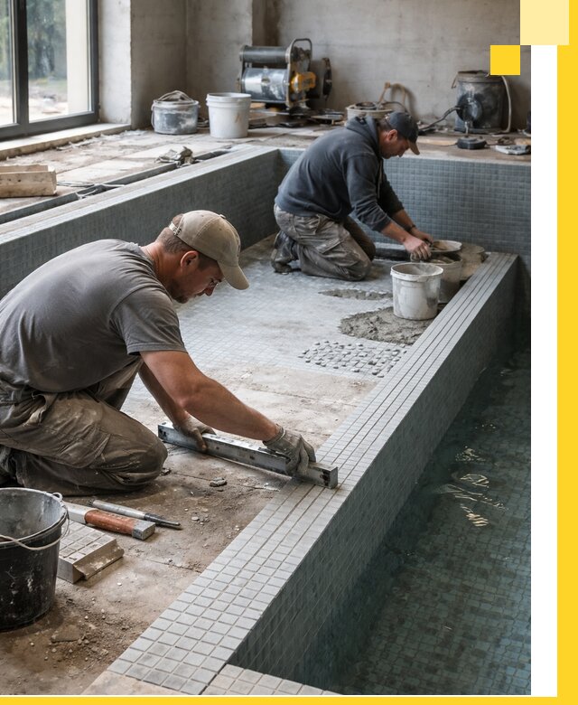 Строительство бассейна в частном доме в Лобне под ключ