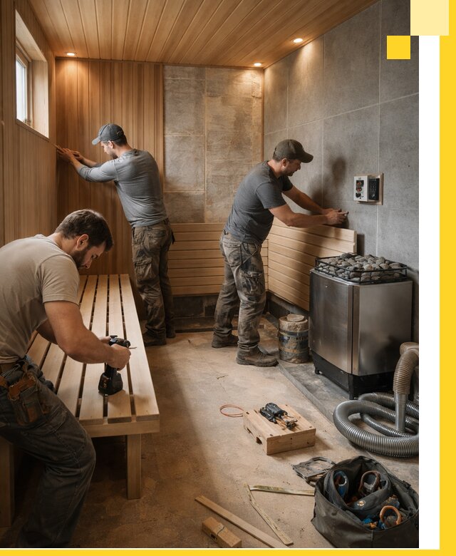 Сауны под ключ в Лобне, проектирование, строительство, отделка