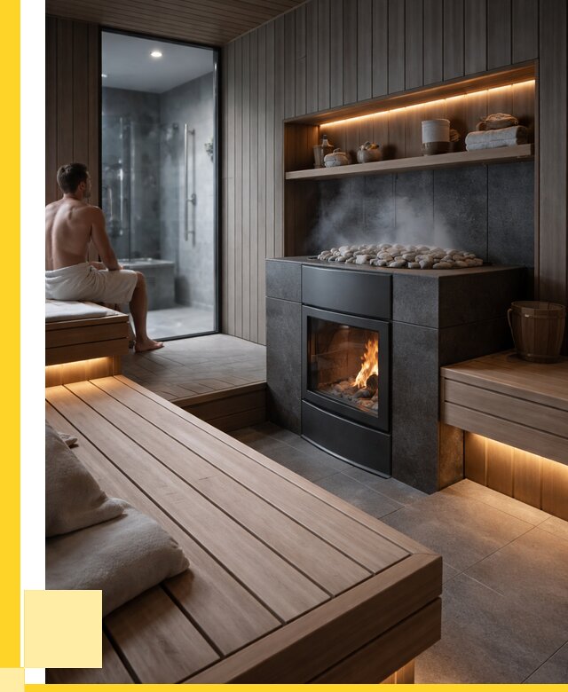 Проект сауны в частном доме в Лобне от 36141 р. | ЭриданЛбн