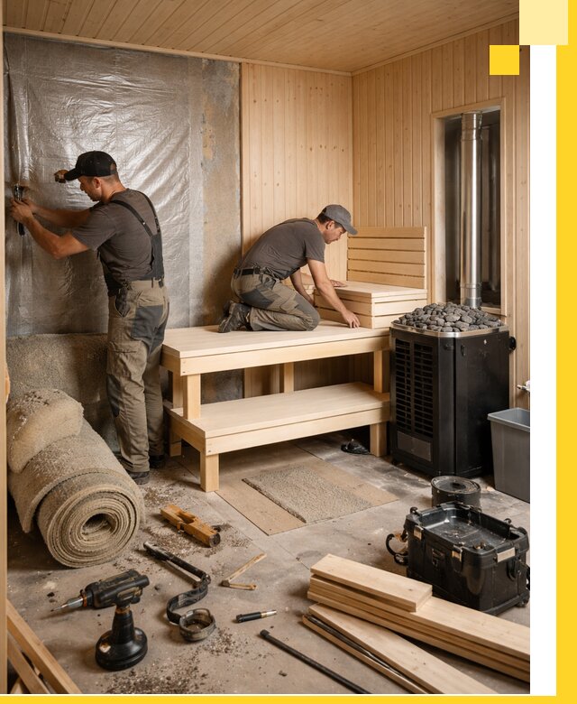 Проекты саун под ключ в Лобне дизайн и строительство