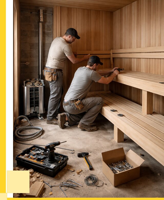Монтаж саун под ключ в Лобне от 123912 р. | ЭриданЛбн