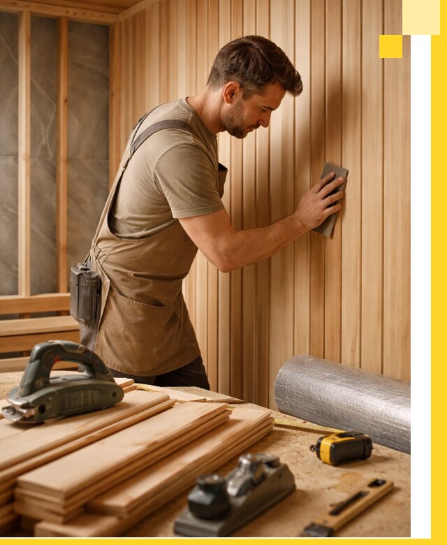 Профессиональная отделка саун и парных под ключ в Лобне