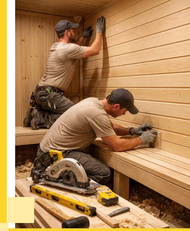 Обшивка саун вагонкой в Лобне от 2582 р. | ЭриданЛбн