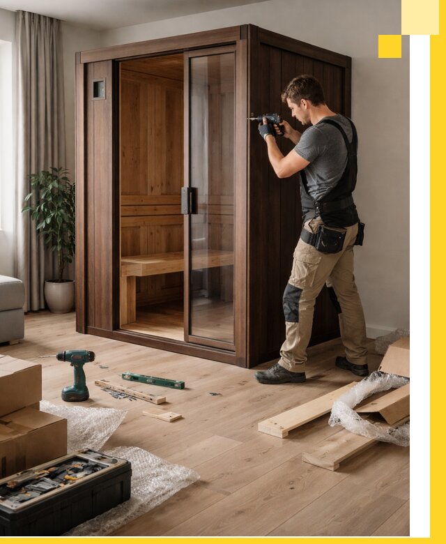 Установка и производство мини саун под ключ в Лобне