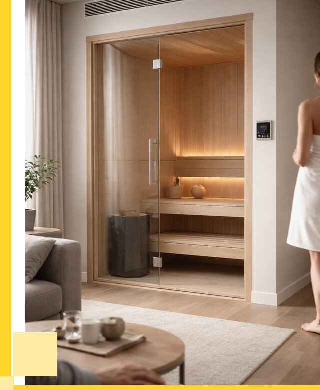 Сауна в квартире под ключ в Лобне от 123912 р. ЭриданЛбн