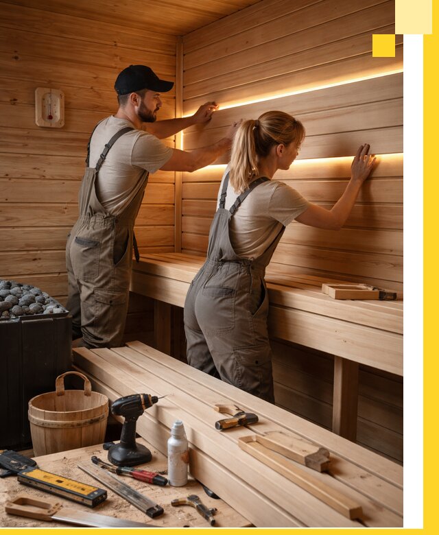 Дизайн саун и бань под ключ с индивидуальным проектом в Лобне