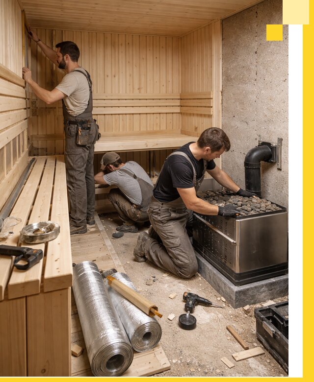 Индивидуальные сауны на заказ в Лобне под ключ, проект и монтаж