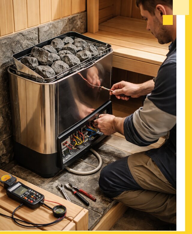 Продажа и установка электрокаменок для саун в Лобне