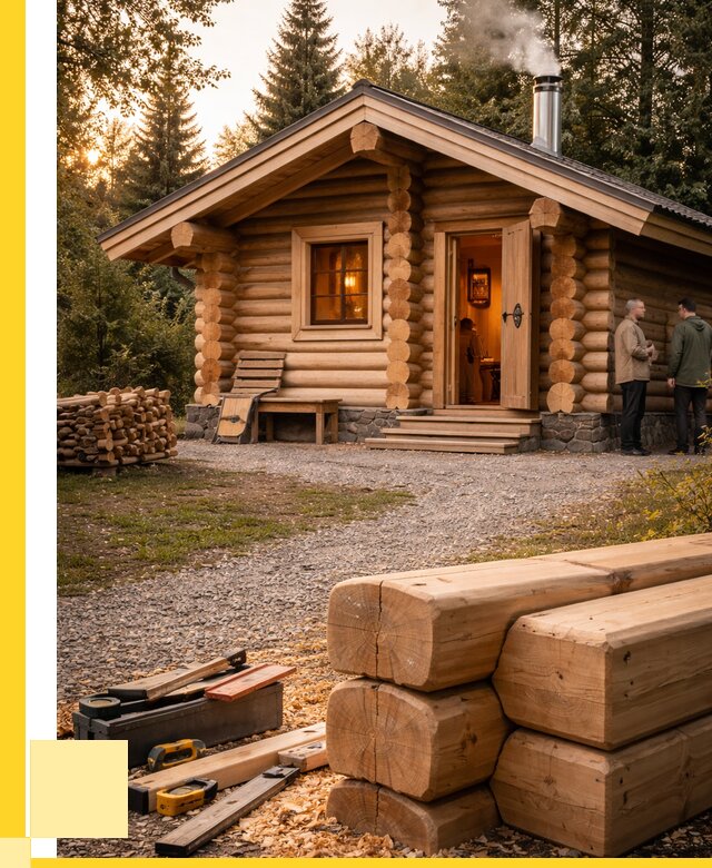 Строительство бань и комплексов в Лобне от 464670 р.| ЭриданЛбн